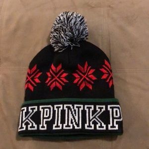 PINK beanie